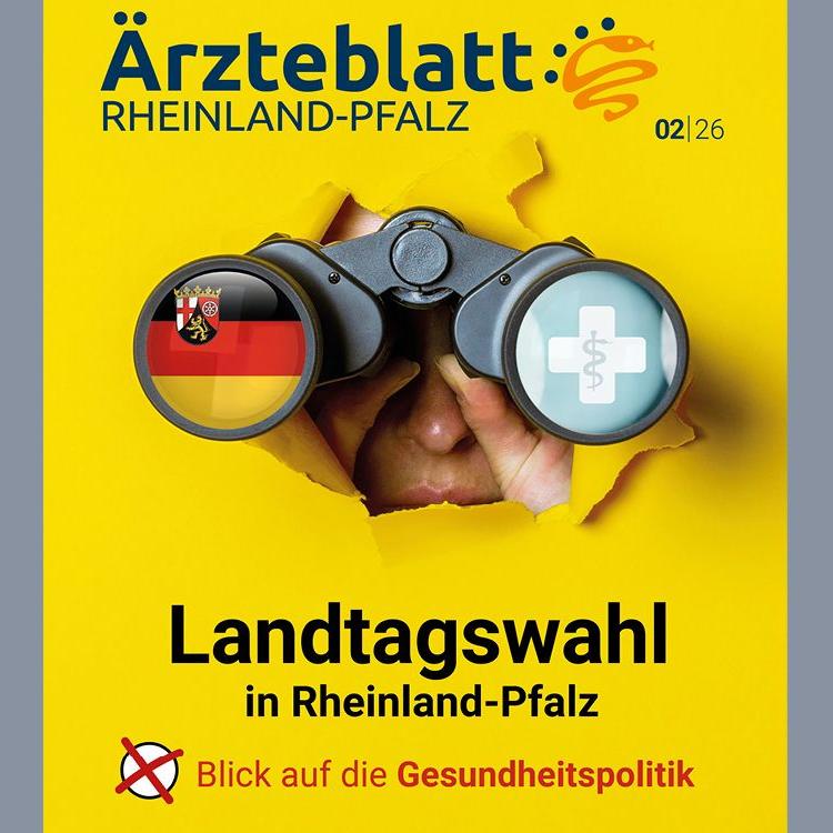 Titelblatt Ärzteblatt Februar 2026 zur Landtagswahl